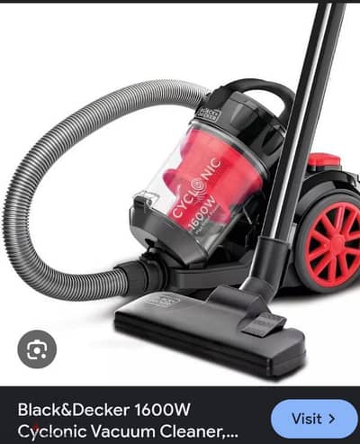 Black & decker 1600w vacuum cleaner