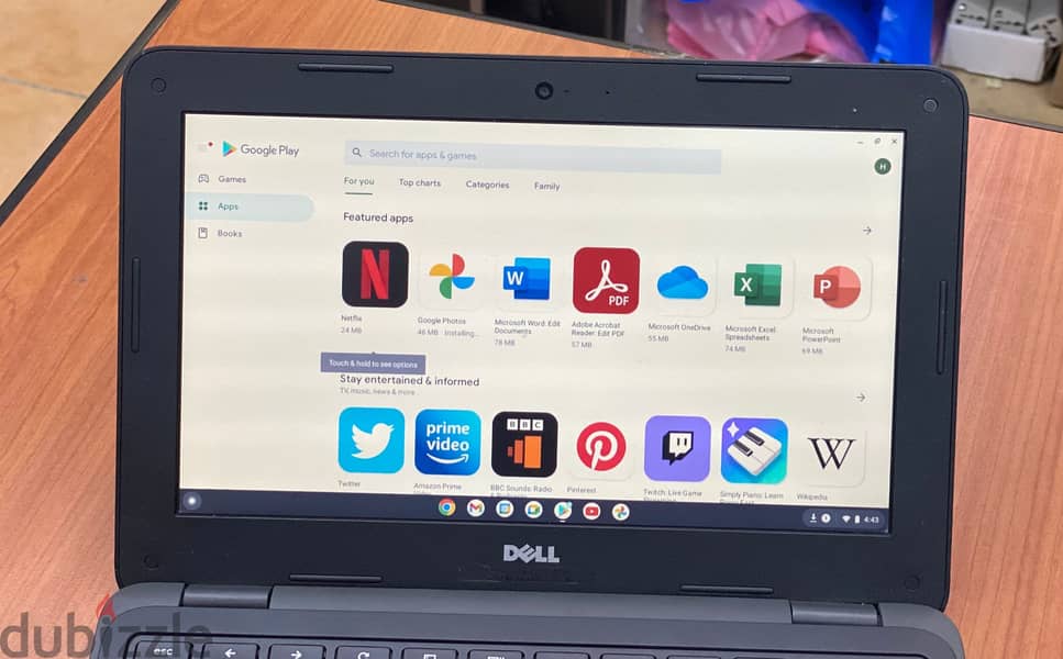Dell Chromebook 11.6"HD Screen 32GB Memory 4GB RAM Excellent Battery 3