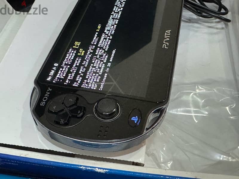 sony psvita 1104 with: box bag usb charger 128gb 4