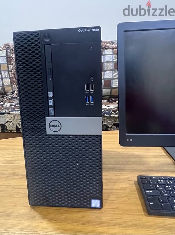 DELL OPTIPLEX 7040 PC ( with Monitor, Keycboard, mouse ) 1