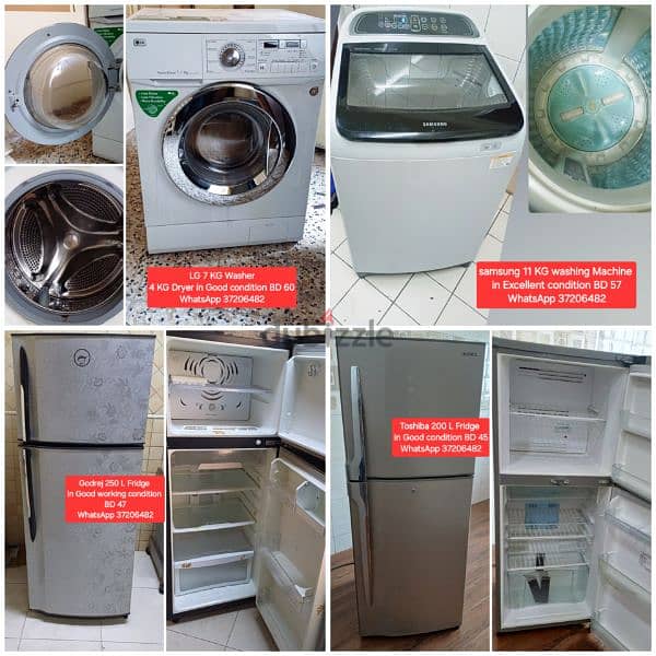 LG Front load washing machine and other items for sale with Delivery 0