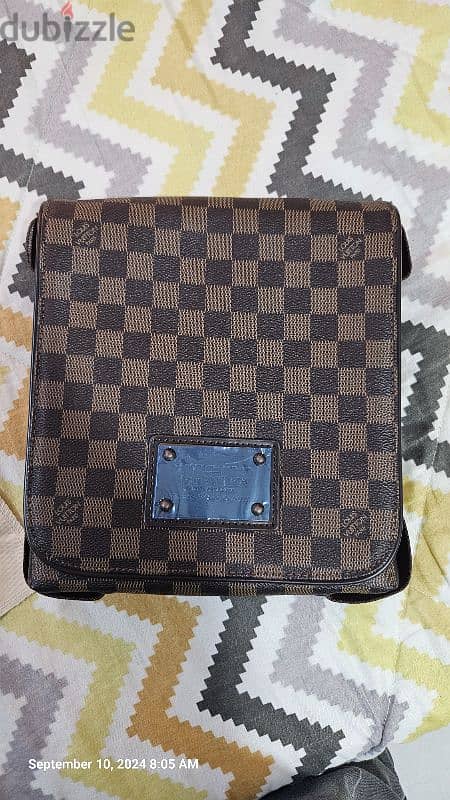 LV brooklyn Satchel messenger bag brand new  original 2