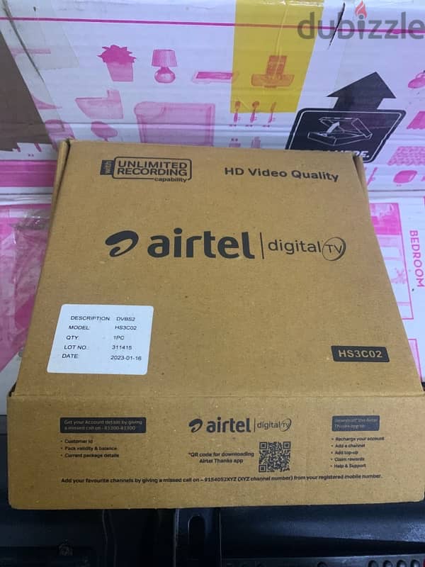 Zenet brand Television,Satellite antenna& airtel of box 10