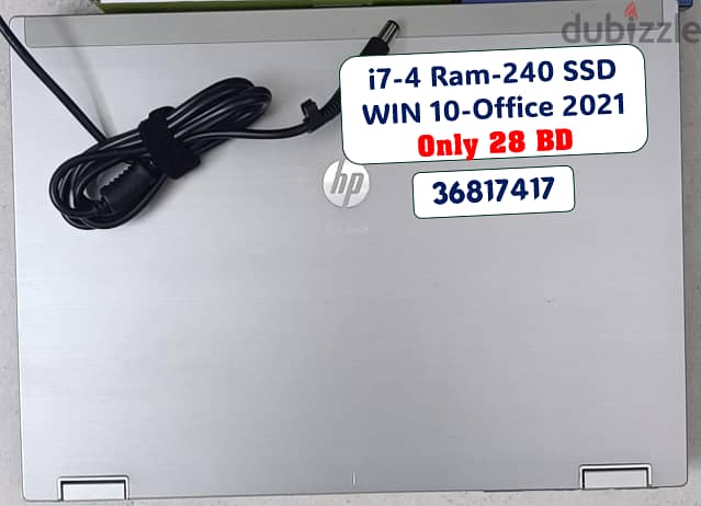 Laptop hp EliteBook 8440p Core i7/ 4 GB RAM/ 2.6 GHz /240 SSD/ Cam 0