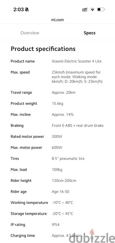 Brand New Xiaomi Electric Scooter 4 Lite 5