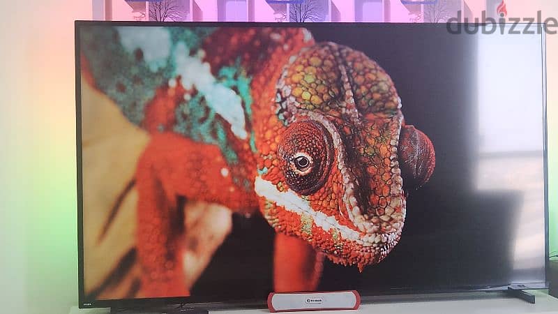 65 ""4k UHD smart tv with 3 side ambient Lights for sale 4