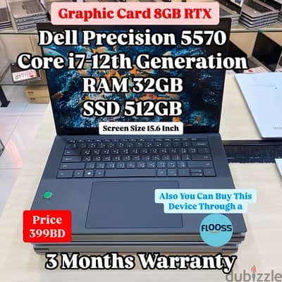 Dell Precision 5570 Core i7-12th Generation