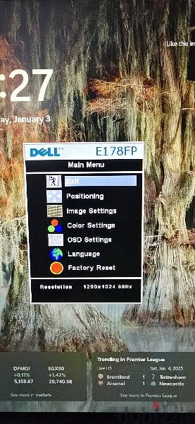 Dell Monitor 17inch 2