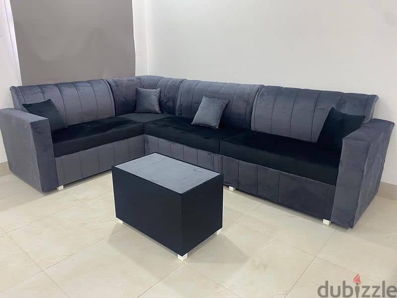 L shape sofa set 0