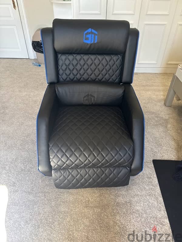 Gamer Recliner Chair Black 0