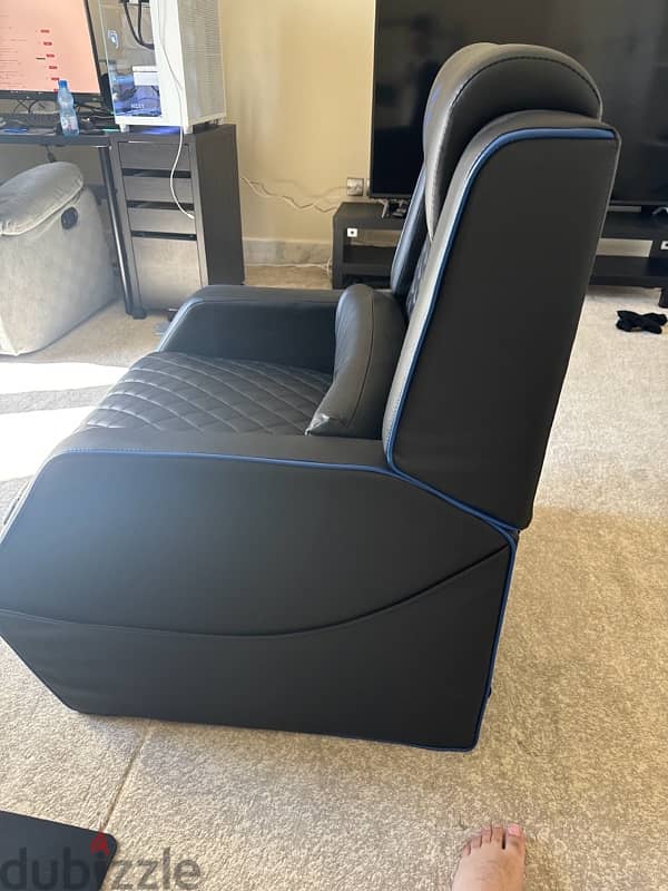 Gamer Recliner Chair Black 3