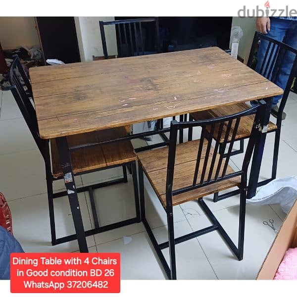 Workstation office table and other items for sale with Delivery 10