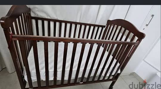 BD 20- Baby cot with mattress. Free - Potty training