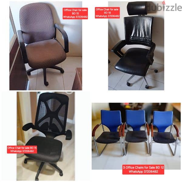 offuce chair, table and other items for sale with Delivery 0