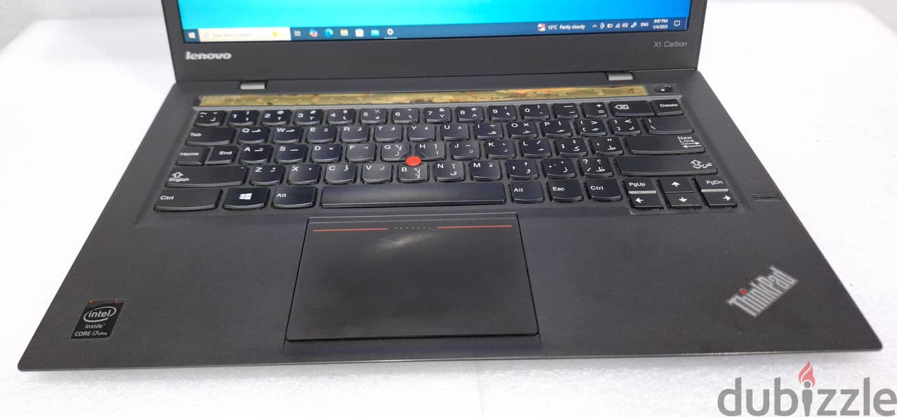 LENOVO X1 Carbon Laptop 8GB DDR4 RAM M. 2 256GB SSD 14" HD+ LED Screen 4