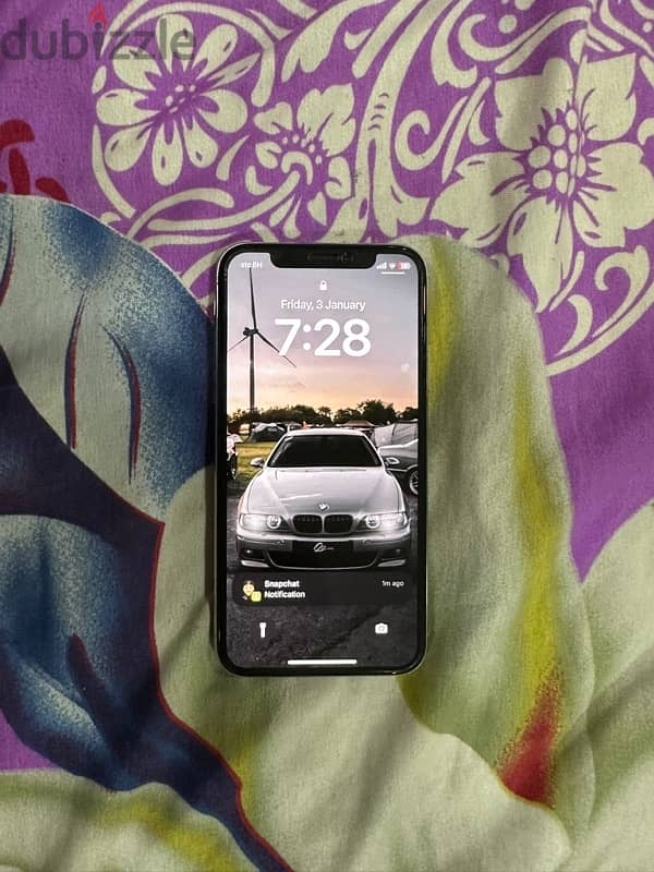 phone x 64 gab only battery  changed  Face ID working display original 1