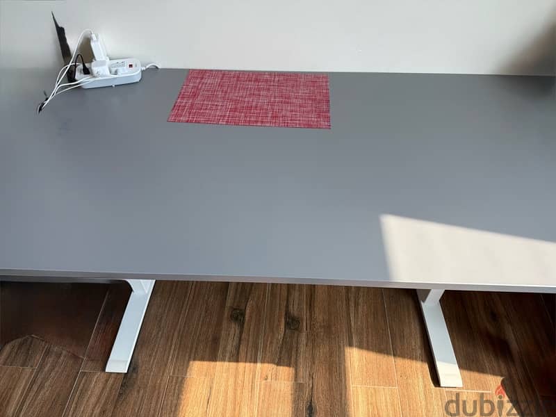 Desk sit/stand grey colour 2