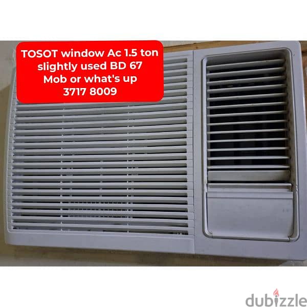 All type fridge washing machine splitunit window Ac for sale 9