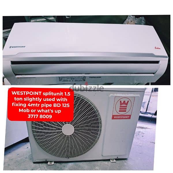 All type fridge washing machine splitunit window Ac for sale 17