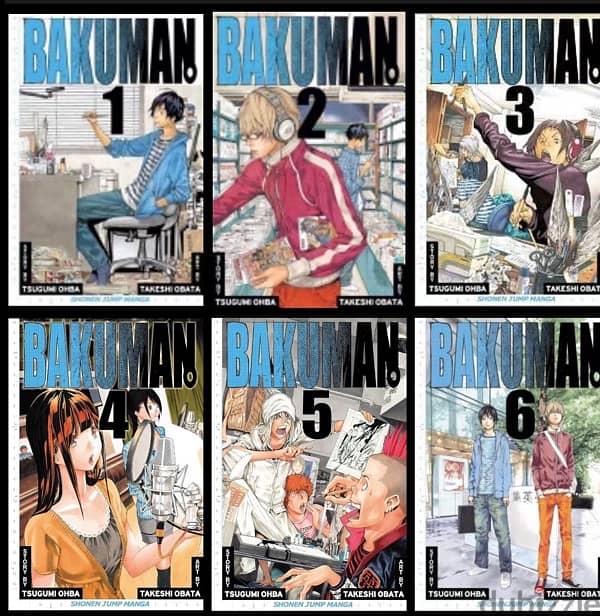 Bakuman Manga Series Volumes 1-6 0