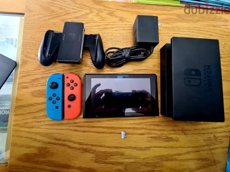 nintendo switch v2 with 256GB full games 0