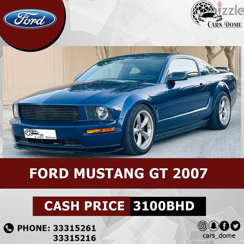 Ford Mustang 2007 GT Manual Gear فورد موستانج 10