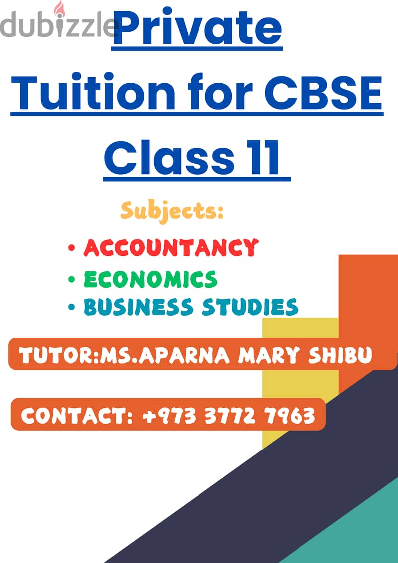 Private Tuition for CBSE Class 11 0