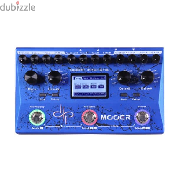 Mooer ocean machine  double  delay pedal 1