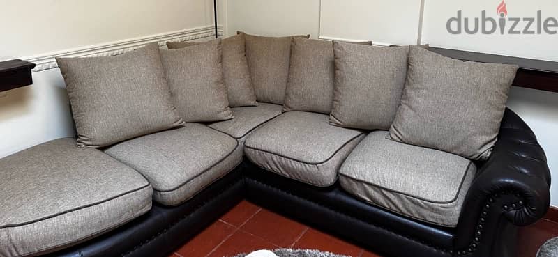 L shaped sofa - Reduced to bd 50 1