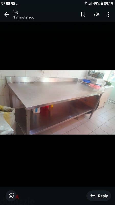 table standard Steel for shops 0