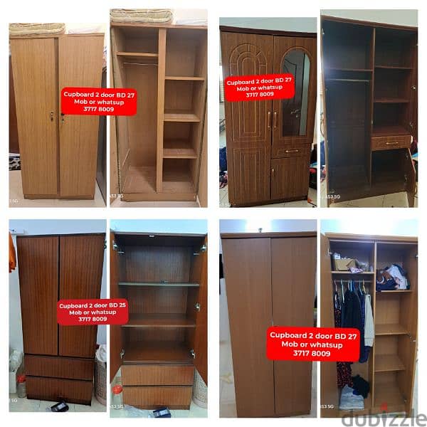 Variety of cupboards bed with mattress for sale with delivery 0