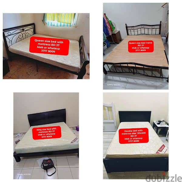 Variety of cupboards bed with mattress for sale with delivery 4