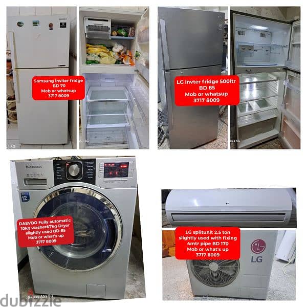 variety of fridge washing machine Acs for sale with delivery 4