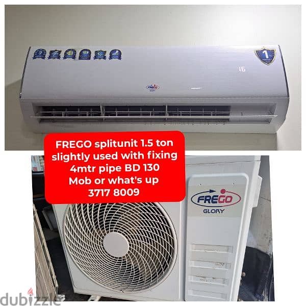 variety of fridge washing machine Acs for sale with delivery 15