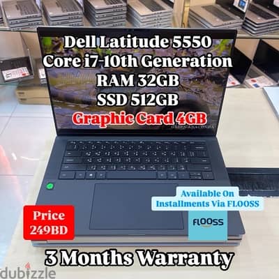 Dell Precision 5550 Core i7-10th Generation