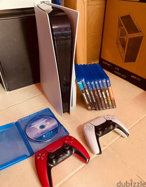 PS5 DISC EDITION 2 CONTROLLERS 9 GAMES 0