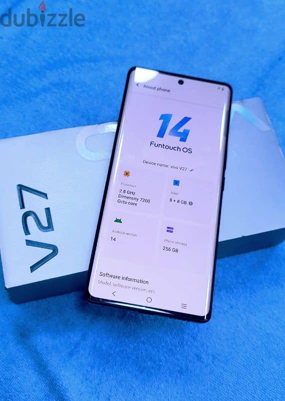 vivo v27 5g 8+8gb RAM 256gb rom full new 1