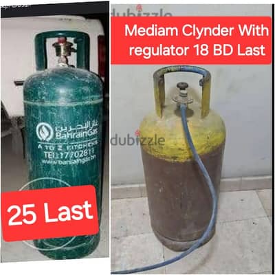 2 Clynder both with regulator bah 25 riya 18