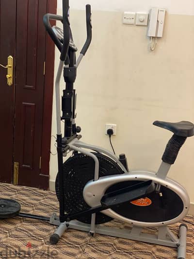 We  All Home Exercise Bike Cross Trainer