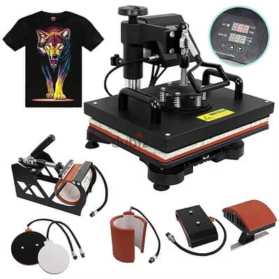 Combo 5 in 1 Multi-function Subscription heat press machine