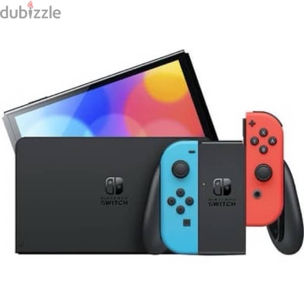 Nintendo Switch OLED with 2 Pokemon games 0