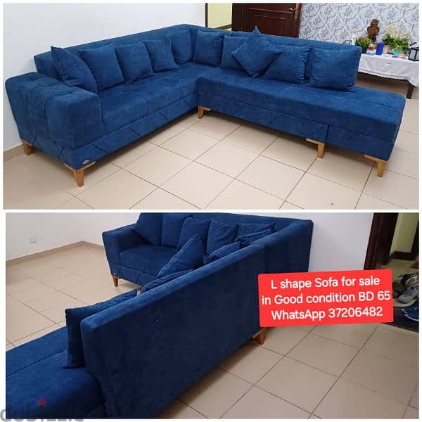 L Shape Sofa and other items for sale with Delivery 0