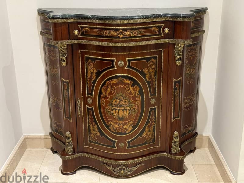 Handmade Cabinet in French Empire Revival Style- Collectables 0