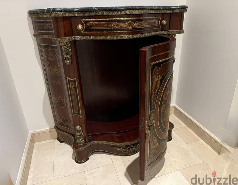 Handmade Cabinet in French Empire Revival Style- Collectables 3