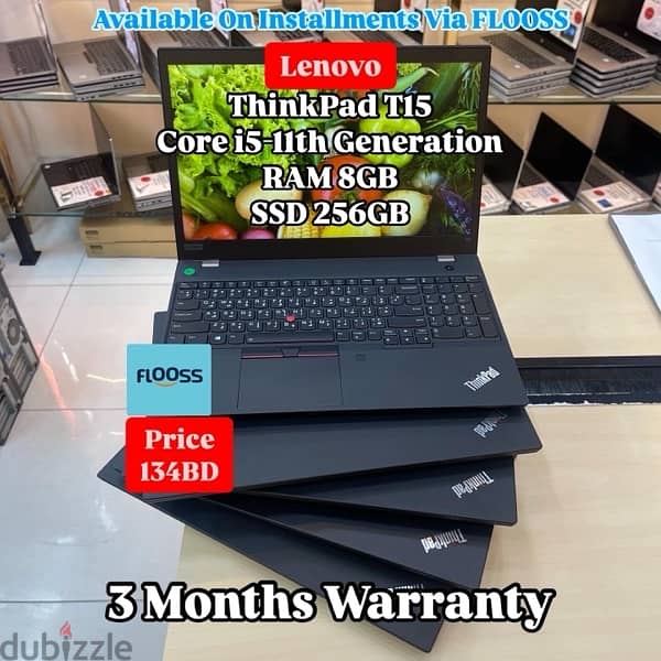 Lenovo ThinkPad T15 Core i5-11th Generation 0