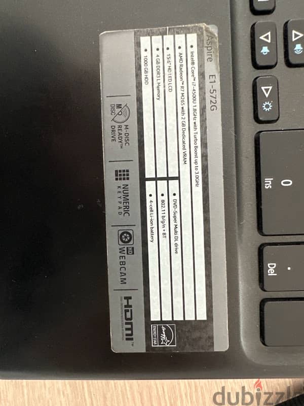 for sale ACER Aspire E1-572G 1