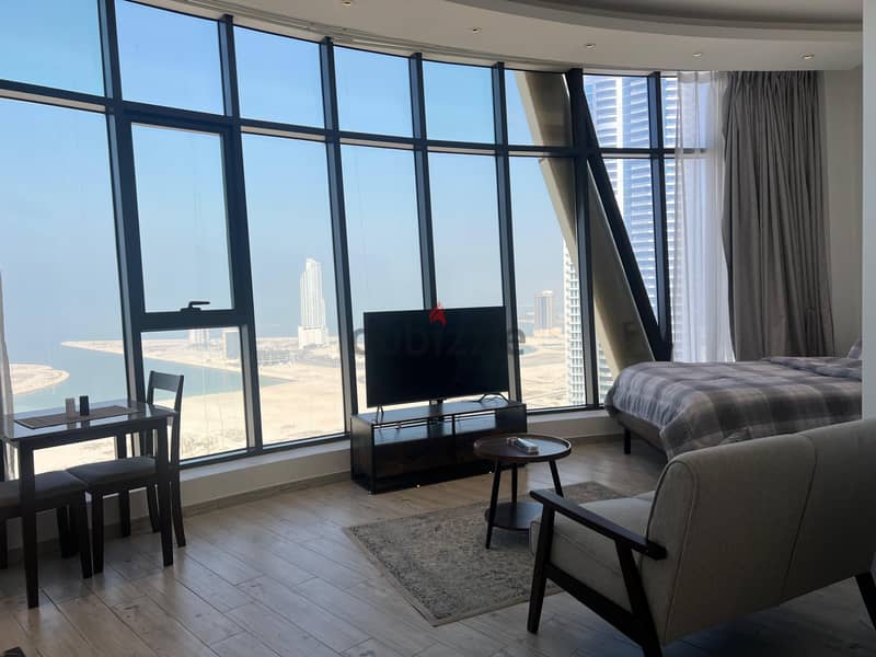 Amazing Sea View Studio furnished in seef area 0