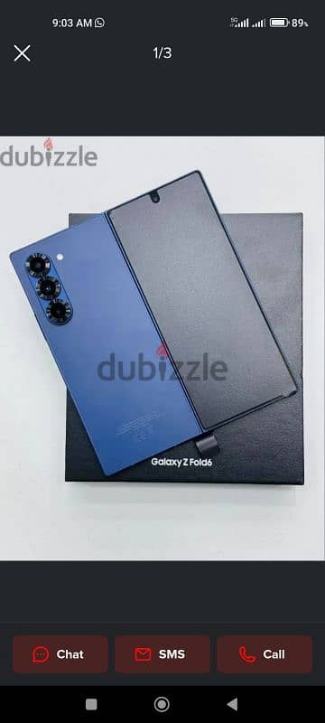 Samsung z fold 6 12 gb 256 just few days used  contact 35953950 0