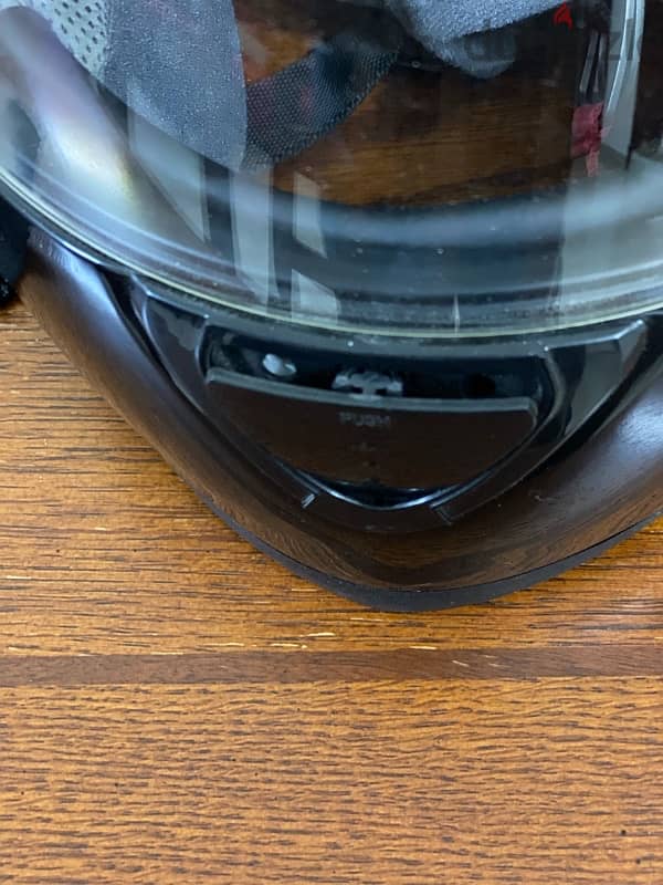 Black Dot Hawk Motorcycle Full Face Helmet Medium size, Snell ST-1150 2