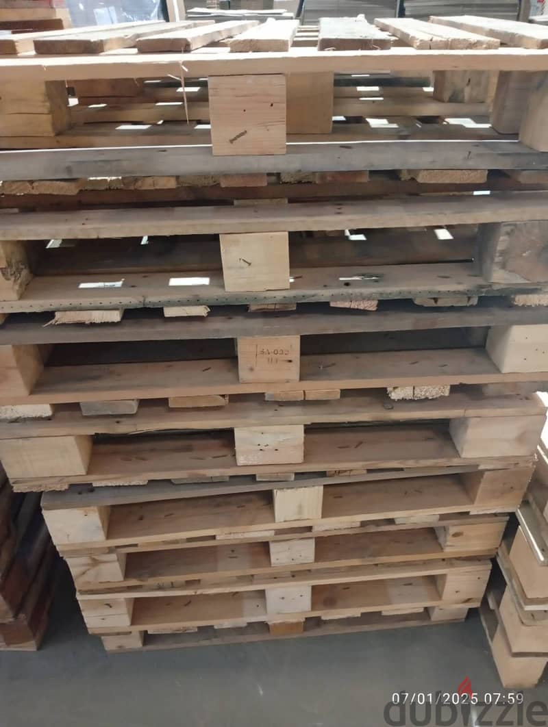 WOODEN PALLETS NEW AND USED ( VERY GOOD CONDTION ) 3